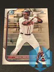 2022 Mahki Backstrom 1st Bowman Chrome Prospect #BCP-121 Atlanta Braves